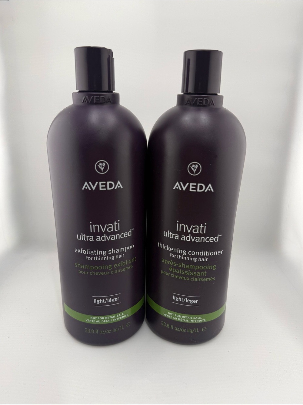 Aveda Invati Ultra Advanced Light Exfoliating Shampoo Thickening Conditioner NEW